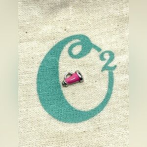 Origami Owl Living Lockets HTF Retired Pink Cheer Megaphone